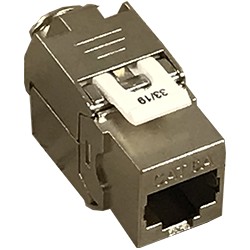 Connecteur Keystone RJ45 Grade 3TV Cat. 6A