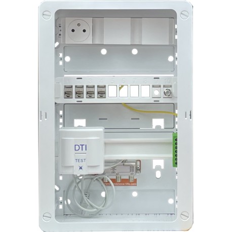 C-START 375 THD - Grade 3TV - 4 RJ45 Cat. 6A blindés - DTI